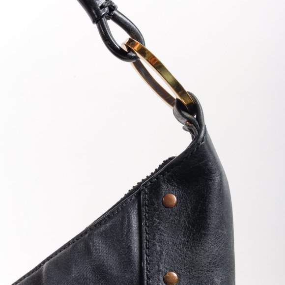 Gucci Black Half-Moon Hobo Shoulder Bag - Picture 6 of 13